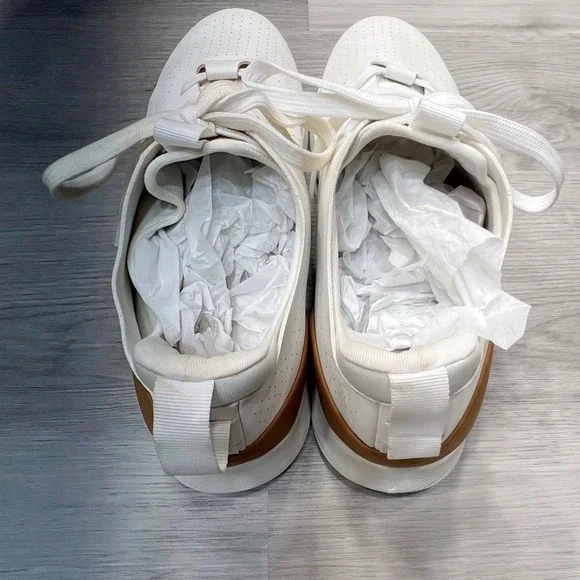 Steve Madden P-Razer White Perforated Lace Up Casual Comfort Sneakers Mens 12M - Picture 5 of 10